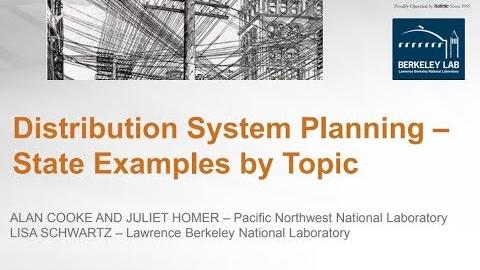 Distribution System Planning – State Examples by Topic