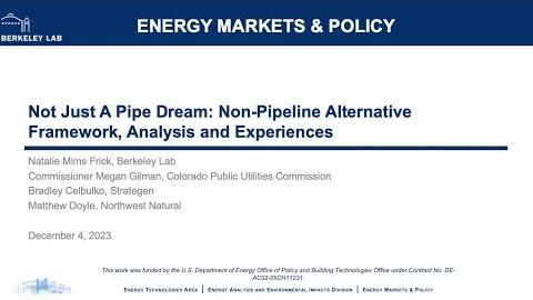 Not Just A Pipe Dream: Non-Pipeline Alternative Framework, Analysis and Experiences