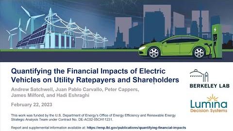 Quantifying the Financial Impacts of Electric Vehicles on Utility Ratepayers and Shareholders