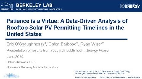 Patience is a Virtue: A Data-Driven Analysis of Rooftop Solar PV Permitting Timelines in the United States