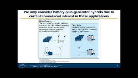 Motivations and options for deploying hybrid generator-plus-battery projects within the bulk power system