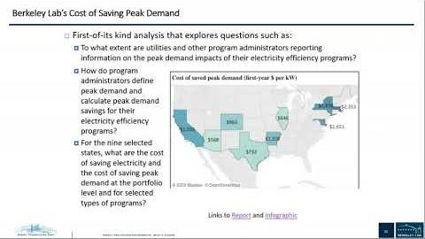 Using Energy Efficiency to Meet Peak Electricity Demand